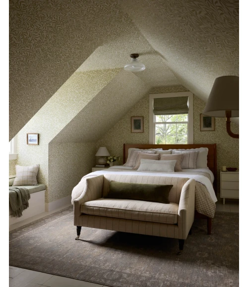 Chris Loves Julia x Loloi Louisa Lagoon / Ivory LOI-04 7ft.-10in. X 7ft.-10in. Round Rug