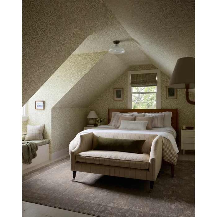 Chris Loves Julia x Loloi Louisa Lagoon / Ivory LOI-04 2ft.-7in. X 14ft. Rect. Rug