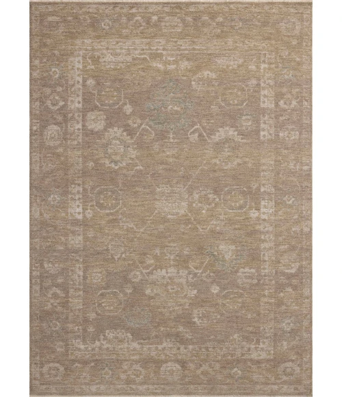Chris Loves Julia x Loloi Louisa Taupe / Gold LOI-04 3ft.-6in. X 5ft.-6in. Rect. Rug