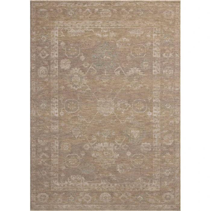 Chris Loves Julia x Loloi Louisa Taupe / Gold LOI-04 11ft.-6in. X 15ft.-7in. Rect. Rug