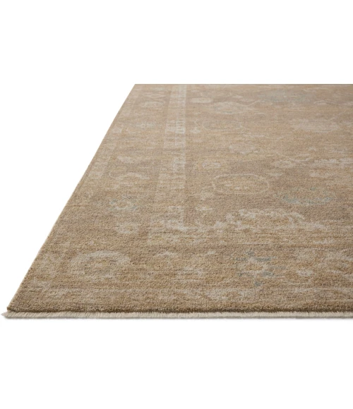 Chris Loves Julia x Loloi Louisa Taupe / Gold LOI-04 3ft.-6in. X 5ft.-6in. Rect. Rug