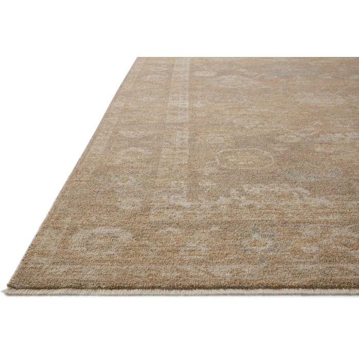 Chris Loves Julia x Loloi Louisa Taupe / Gold LOI-04 11ft.-6in. X 15ft.-7in. Rect. Rug
