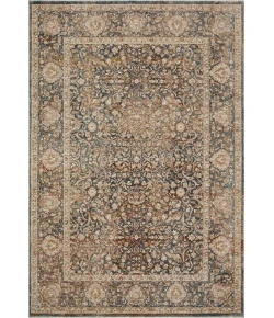 Loloi Lourdes LOU-08 black / Ivory Area Rug 2 ft. 8 in. X 2 ft. 8 in. Round
