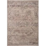 Loloi Lyra LYR-01 Blush / Dove Area Rug 2 ft. 7 in. X 10 ft. 0 in. Rectangle