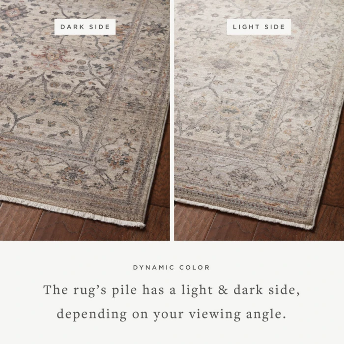 Loloi Lyra Pebble / Multi 4'-0" x 5'-7" Accent Rug