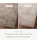 Loloi Lyra Berry / Stone 2'-7" x 8'-0" Runner Rug