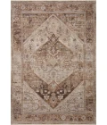Loloi Lyra Natural / Mocha 7'-10" x 7'-10" Round Area Rug
