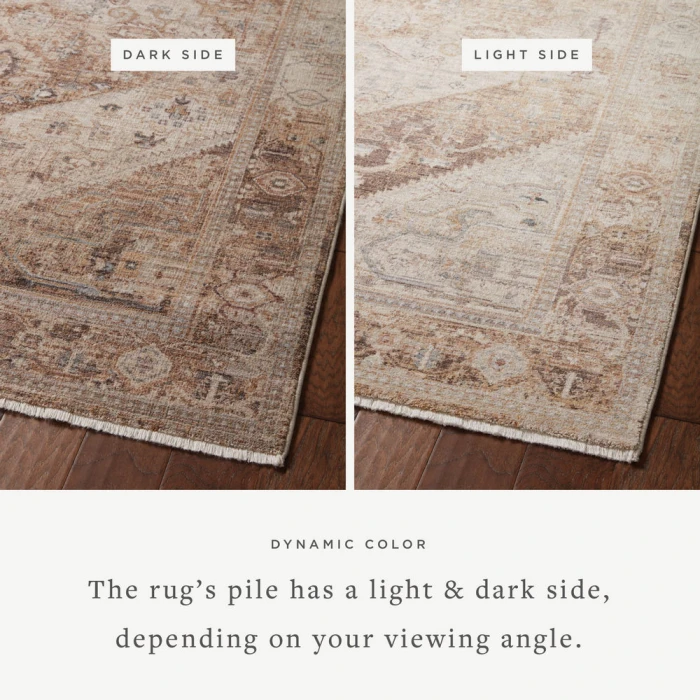 Loloi Lyra Natural / Mocha 2'-7" x 8'-0" Runner Rug
