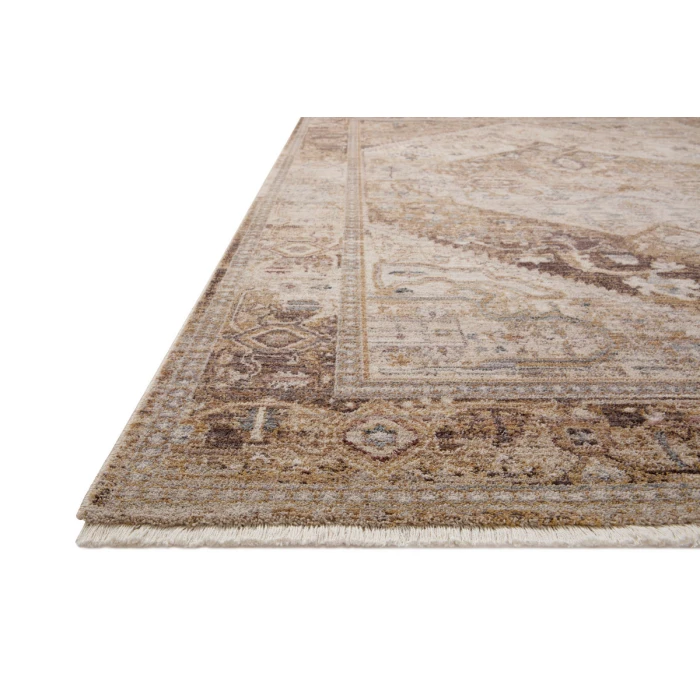 Loloi Lyra Natural / Mocha 2'-7" x 8'-0" Runner Rug