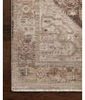 Loloi Lyra Natural / Mocha 7'-10" x 7'-10" Round Area Rug