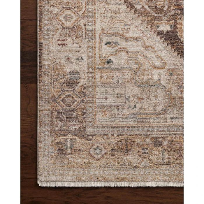 Loloi Lyra Natural / Mocha 2'-7" x 8'-0" Runner Rug