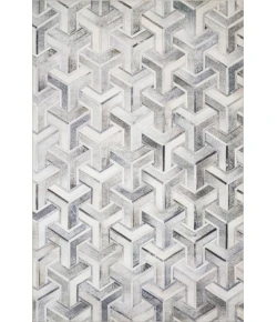 Loloi Maddox MAD-05 SILVER / IVORY Area Rug 2 ft. 3 in. X 3 ft. 9 in. Rectangle
