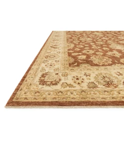 Loloi Majestic MM-07 Rust / Ivory Area Rug 2 ft. 6 in. X 24 ft. 0 in. Rectangle