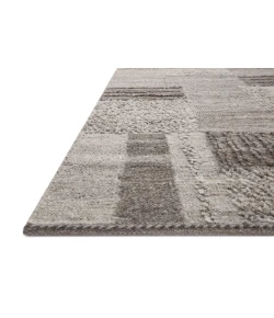 Loloi Manfred MAN-01 Charcoal / Dove Area Rug 2 ft. 0 in. X 3 ft. 0 in. Rectangle
