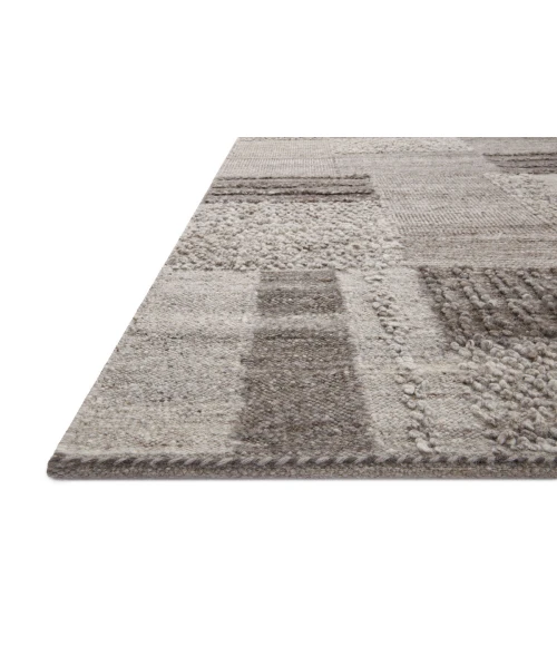 Loloi Manfred Charcoal / Dove 2'-0" x 3'-0" Accent Rug