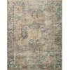 Loloi Margot Feat. Cloudpile™ MAT-02 Terracotta / Lagoon Area Rug 5 ft. 0 in. X 7 ft. 6 in. Rectangle