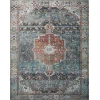 Loloi Margot Feat. Cloudpile™ MAT-05 Ocean / Brick Area Rug 5 ft. 0 in. X 7 ft. 6 in. Rectangle