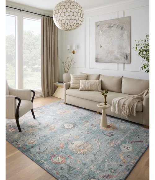 Loloi II Margot Collection Denim / Multi 2'-3" X 3'-9" Accent Rug