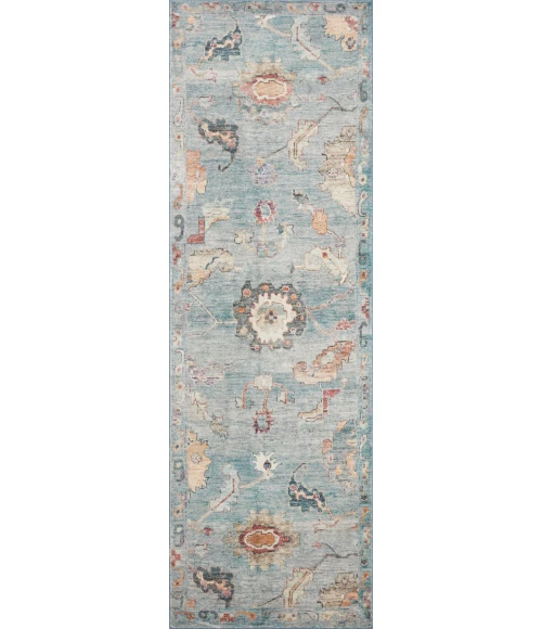 Loloi II Margot Collection Denim / Multi 2'-3" X 3'-9" Accent Rug