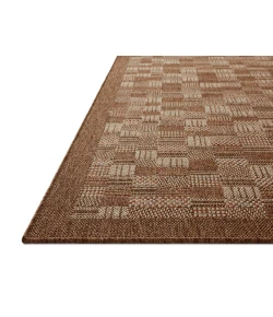 Loloi Merrick Chestnut / Fiesta MER-04 2 ft. 3 in. X 7 ft. 7 in. Rectangle Rug