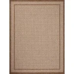 Loloi Merrick Chestnut / Oatmeal MER-05 7 ft. 8 in. X 7 ft. 8 in. Round Rug