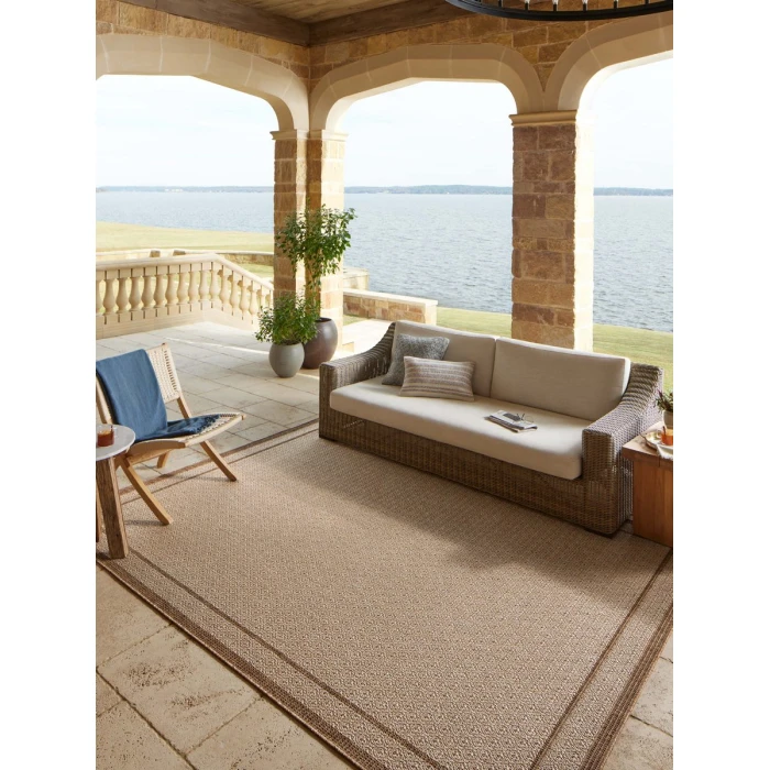 Loloi Merrick Chestnut / Oatmeal MER-05 8 ft. 9 in. X 12 ft. 2 in. Rectangle Rug