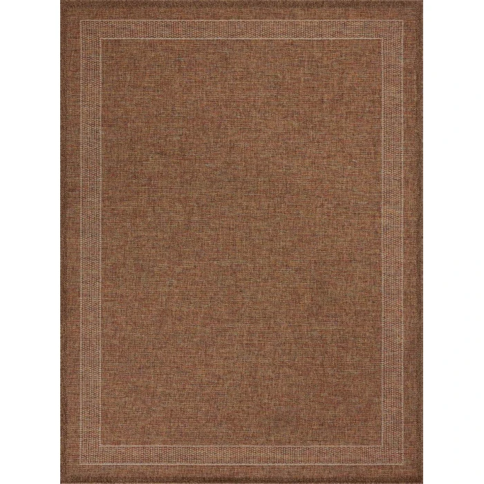 Loloi Merrick Cinnamon / Multi MER-07 7 ft. 8 in. X 7 ft. 8 in. Round Rug