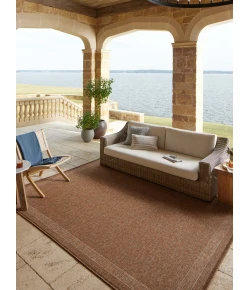Loloi Merrick Cinnamon / Multi MER-07 7 ft. 8 in. X 7 ft. 8 in. Round Rug
