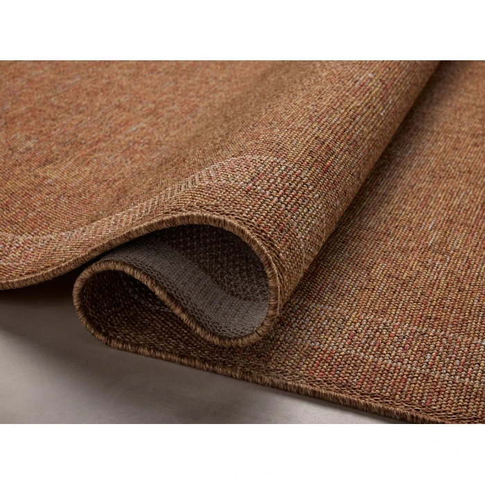 Loloi Merrick Cinnamon / Multi MER-07 7 ft. 8 in. X 7 ft. 8 in. Round Rug