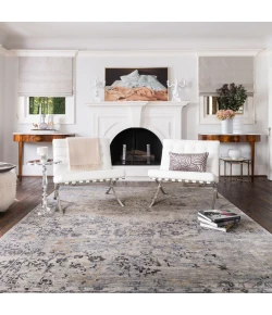 Loloi Mirage MK-01 IRON Area Rug 5 ft. 6 in. X 8 ft. 6 in. Rectangle