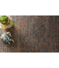 Loloi Mirage MK-04 black / COPPER Area Rug 2 ft. 0 in. X 3 ft. 0 in. Rectangle