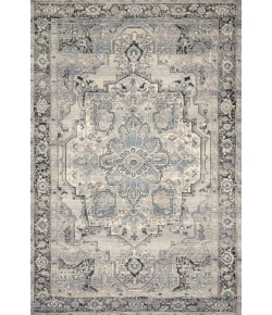 Loloi Mika MIK-01 GREY / BLUE Area Rug 5 ft. 3 in. X 7 ft. 8 in. Rectangle