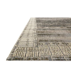 Loloi Mika MIK-07 black / IVORY Area Rug 10 ft. 6 in. X 13 ft. 9 in. Rectangle