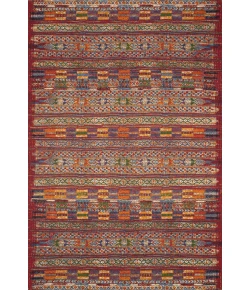 Loloi Mika MIK-09 RED / MULTI Area Rug 5 ft. 3 in. X 7 ft. 8 in. Rectangle