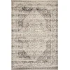 Loloi Mika MIK-12 STONE / IVORY Area Rug 3 ft. 11 in. X 5 ft. 11 in. Rectangle