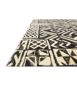 Loloi Mika MIK-13 IVORY / BLACK Area Rug 2 ft. 5 in. X 11 ft. 2 in. Rectangle