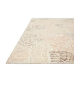 Loloi Milo MLO-02 Peach / Pebble Area Rug 2 ft. 3 in. X 3 ft. 9 in. Rectangle