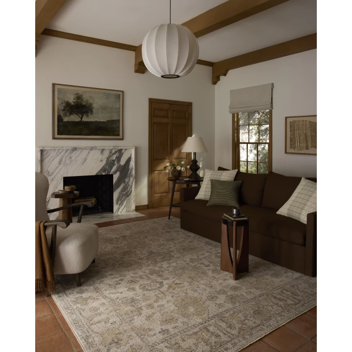 Loloi Milena Ivory / White MLE-08 4ft.-0in. x 7ft.-6in. Rect. Rug