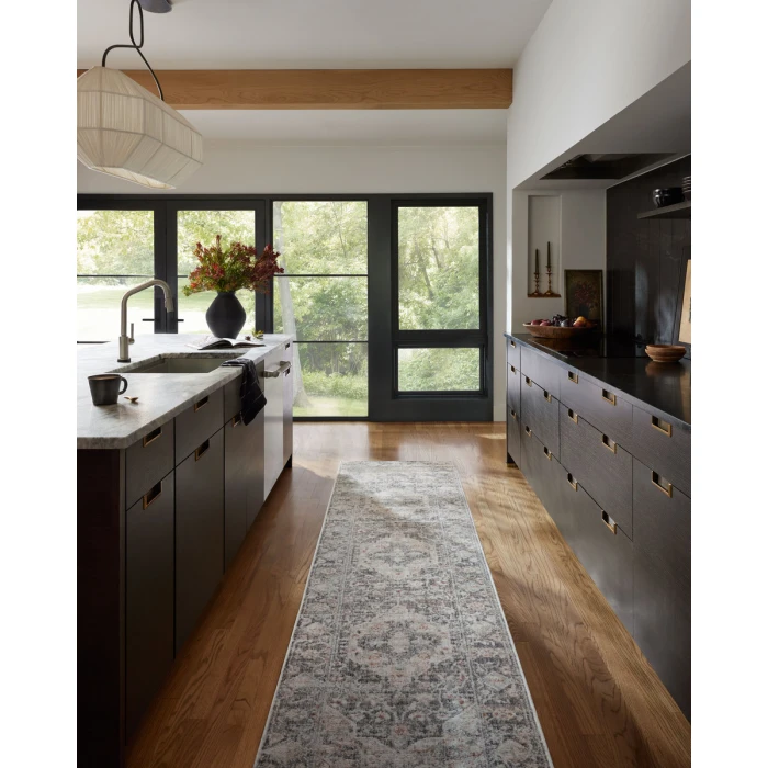 Loloi II Monroe Charcoal / Multi 6'-7" x 9'-3" Area Rug
