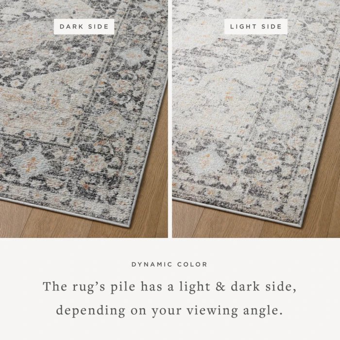Loloi II Monroe Charcoal / Multi 6'-7" x 9'-3" Area Rug