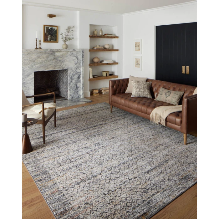 Loloi II Monroe Grey / Multi 2'-6" x 5'-9" Accent Rug
