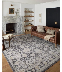 Loloi Monroe MON-05 Charcoal / Natural Area Rug 2 ft. 6 in. X 4 ft. 0 in. Rectangle