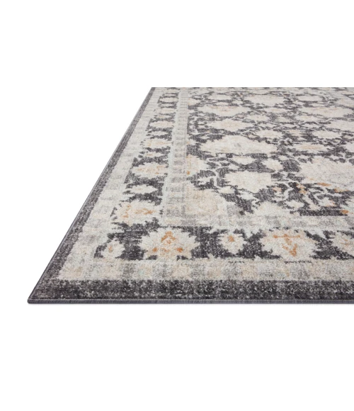 Loloi II Monroe Charcoal / Natural 2'-6" x 4'-0" Accent Rug