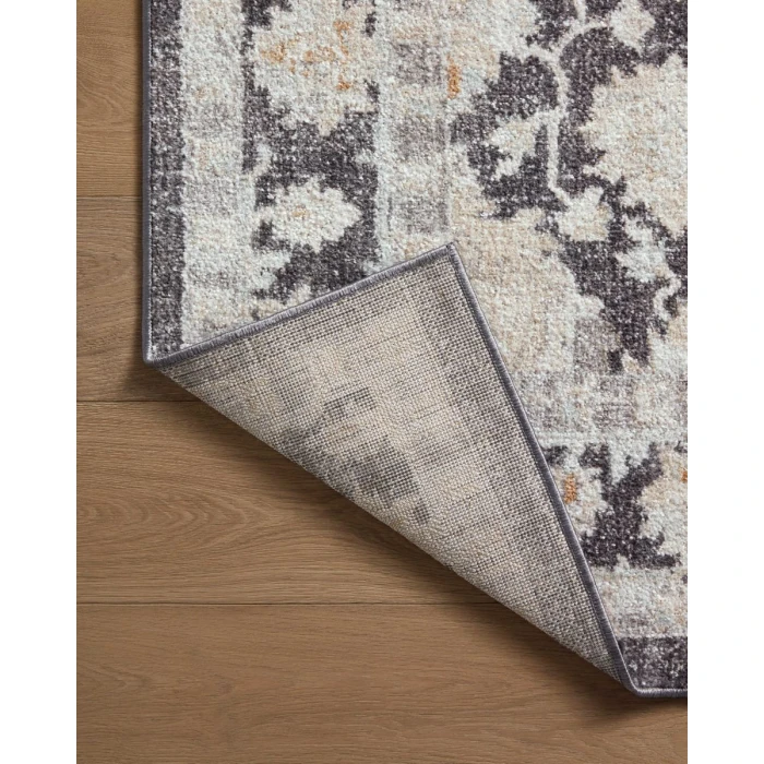 Loloi II Monroe Charcoal / Natural 5'-3" x 7'-9" Area Rug