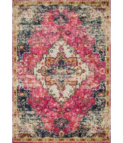 Loloi Nadia NN-04 PINK / MIDNIGHT Area Rug 18 in. X 18 in. Sample