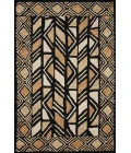 Loloi Nala Black / Beige NAL-01 5ft. X 5ft. Round Rug