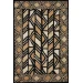 Loloi Nala NAL-01 BLACK / BEIGE Area Rug 18 in. X 18 in. Sample