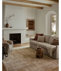 Loloi Nellie Stone / Taupe NEL-03 18in. X 18in. Sample Rect. Rug