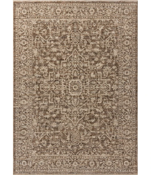 Loloi Newman Dark Taupe / Natural NEW-02 5ft.-3in. X 7ft.-6in. Rect. Rug