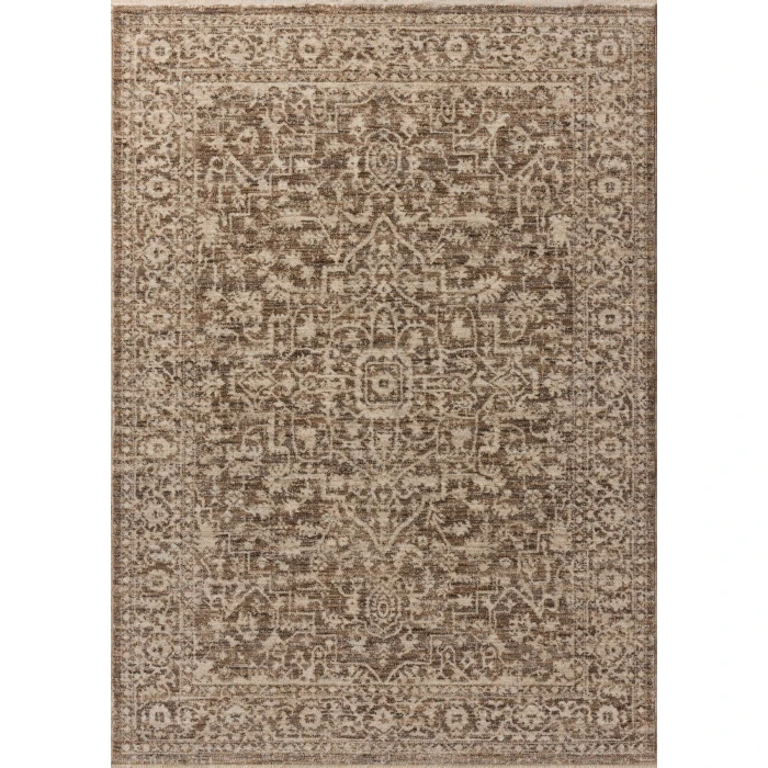 Loloi Newman Dark Taupe / Natural NEW-02 3ft.-11in. X 5ft.-7in. Rect. Rug